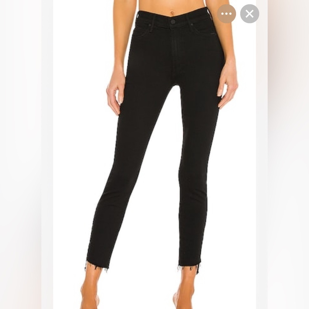Mother Stunner Ankle Step Fray, not guilty wash size 25 Black